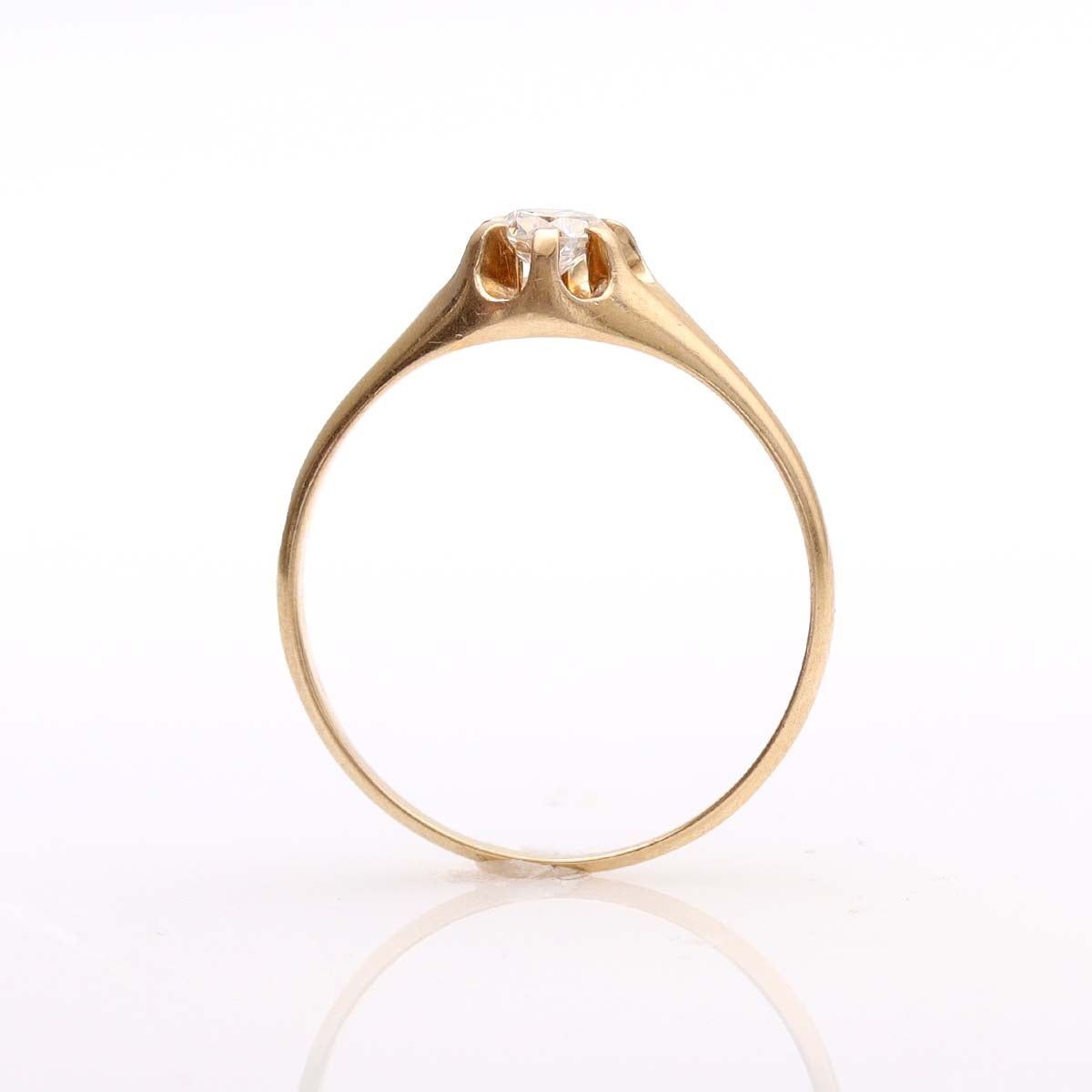 Victorian Solitaire Engagement Ring #VR240906-6