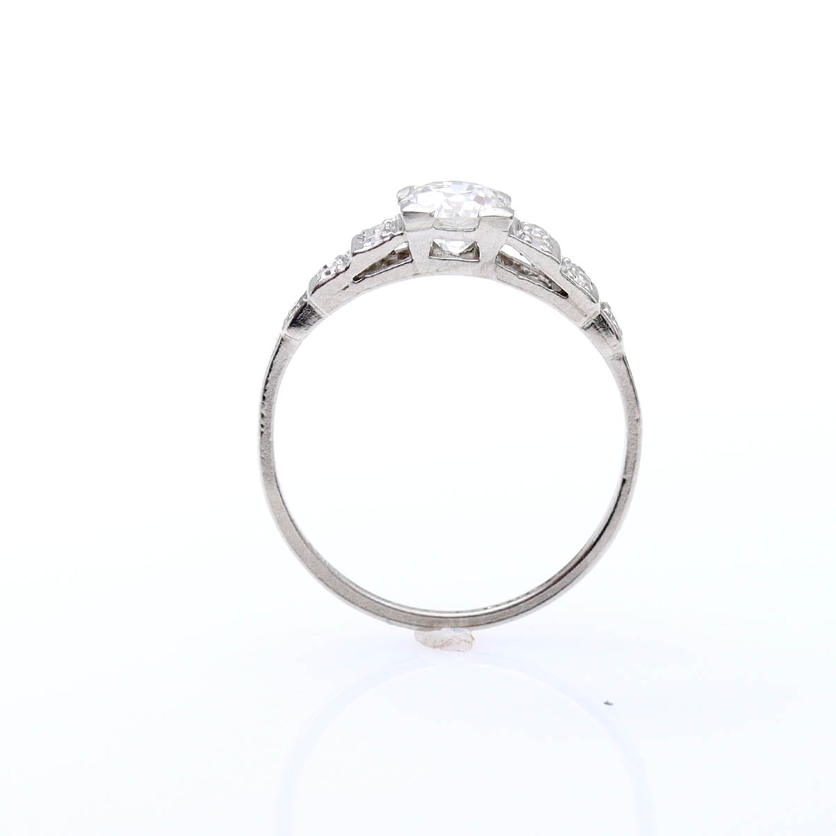 Art Déco Step Engagement Ring #VR241007-4