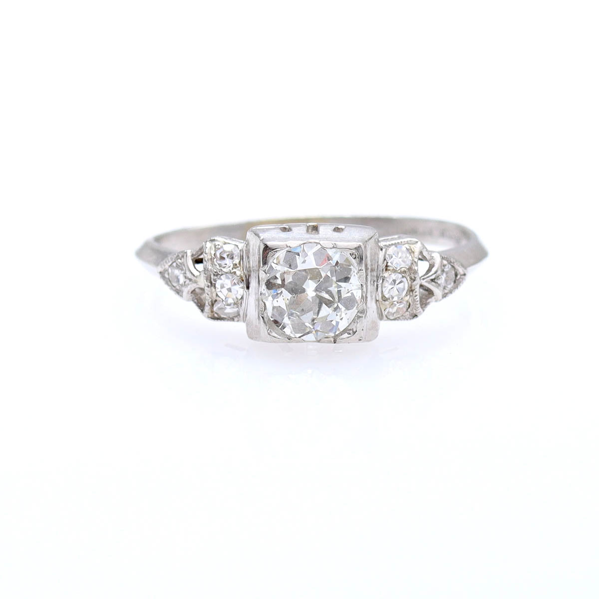 Early 1900s Old European Cut Diamond engagement ring #VR241014