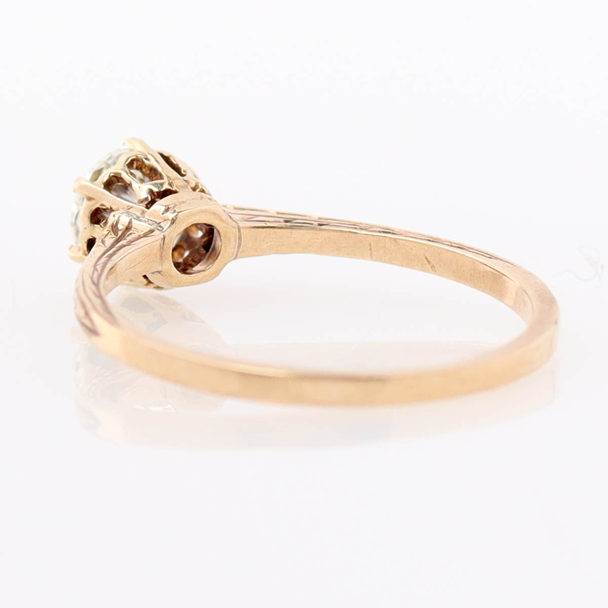 Edwardian Antique 14k Solitaire Engagement Ring #VR260427-2