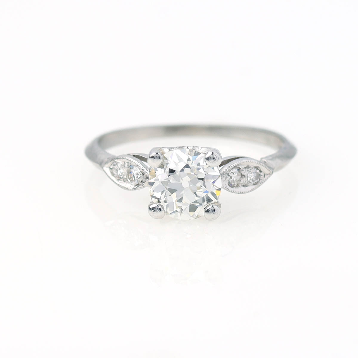 Art Déco Old European Cut Diamond Engagement Ring #VR260623