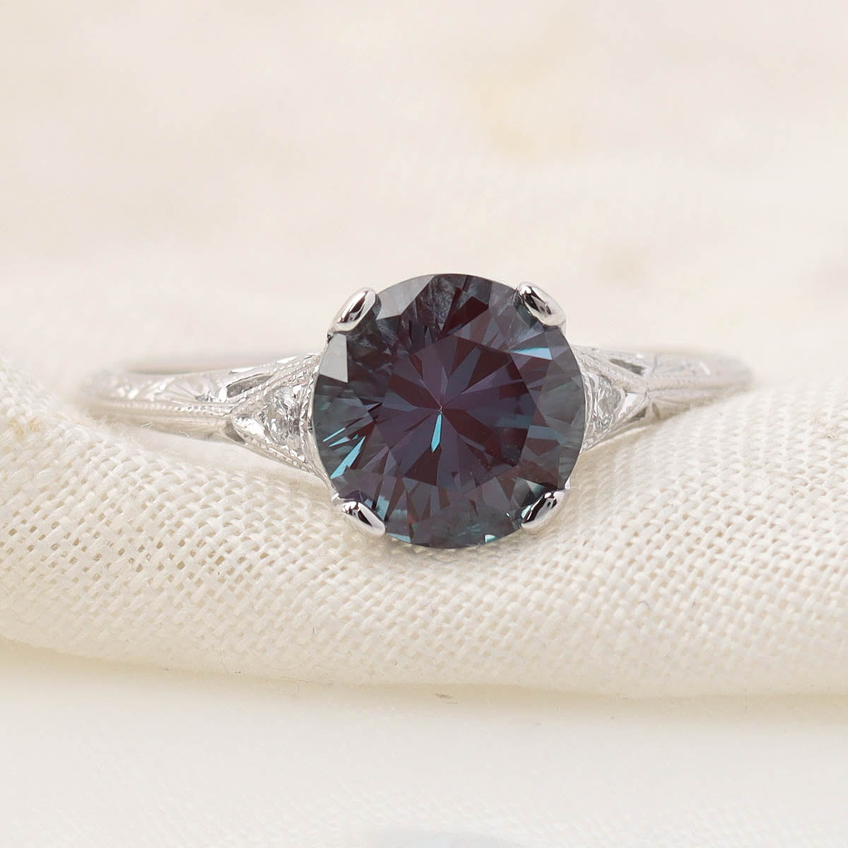Replica Edwardian Engagement Ring #3257-31