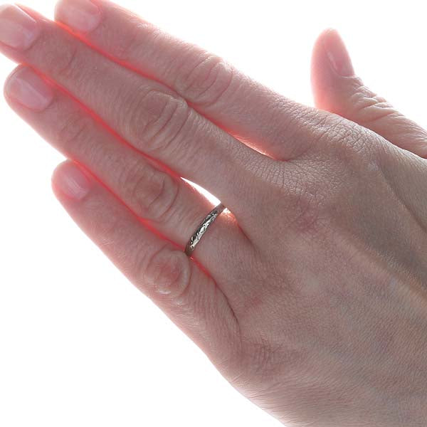 Antique 18k Two Tone Wedding Band #VR472-03 - Wedding Bands