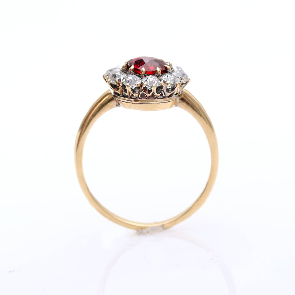 Antique Burma Spinel and Diamond Ring #VR241213-3 - Rings