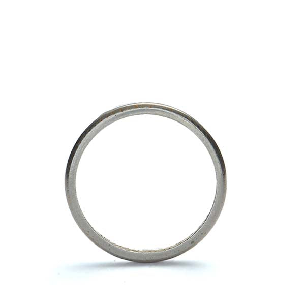 Antique Edwardian Platinum over Yellow Gold Wedding Band #VB180131-7 - Wedding Bands