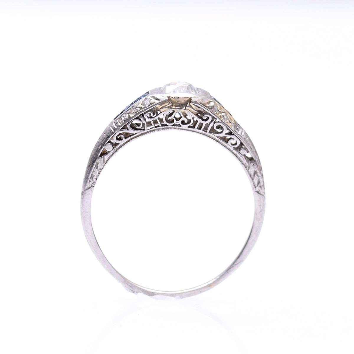 Art Déco Engagement Ring #VR240315-2 - Engagement Rings