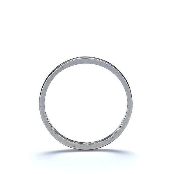Art Deco Platinum wedding band. #VR140728-15 Default Title