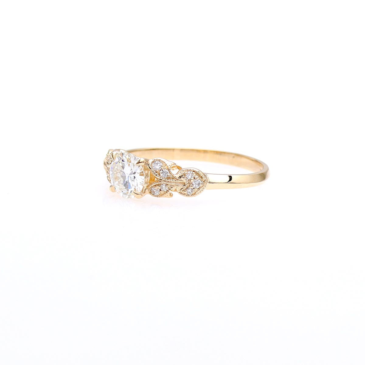 Art Déco Replica Diamond Engagement Ring #3154Y14-1 - Engagement Rings