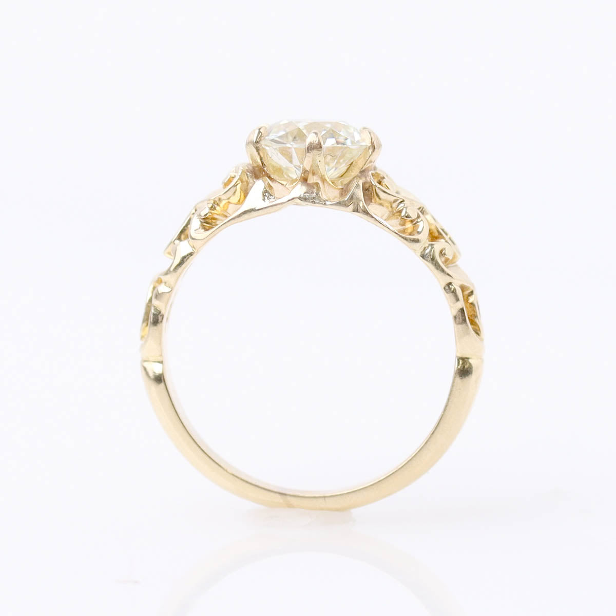 Art Nouveau Antique Engagement Ring #VR251126 - Engagement Rings