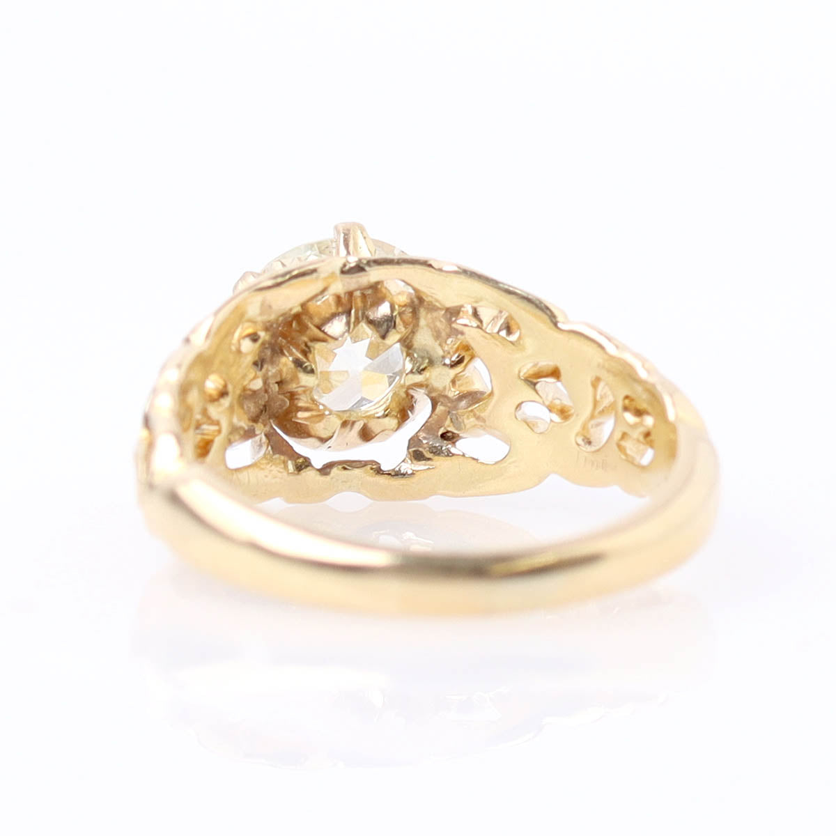 Art Nouveau Antique Engagement Ring #VR251126 - Engagement Rings