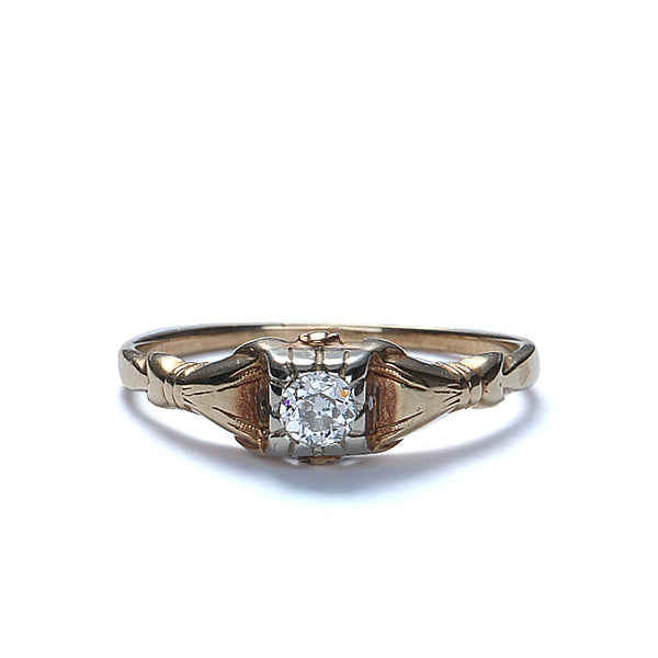 C. 1930s Diamond Engagement Ring. #VR140918-06 - Engagement Rings