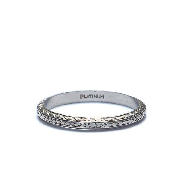 Circa 1920s Wedding band #VR140507-02 - Wedding Bands