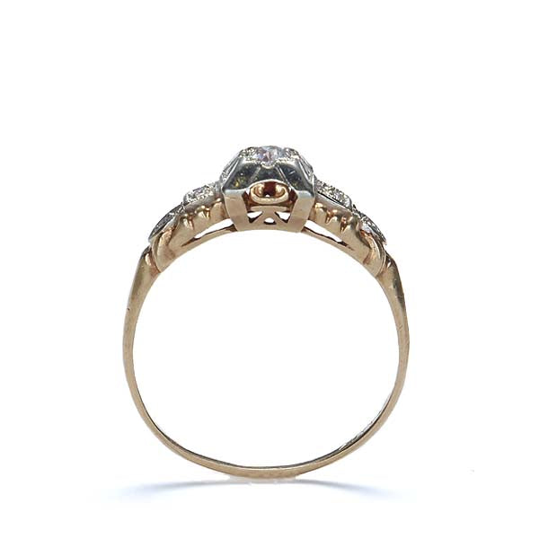 Circa 1930s Diamond Engagement Ring #VR160606-05 - Leigh Jay & Co