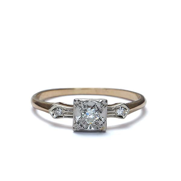 Circa 1930s Diamond Engagement Ring #VR170321-01 - Engagement Rings