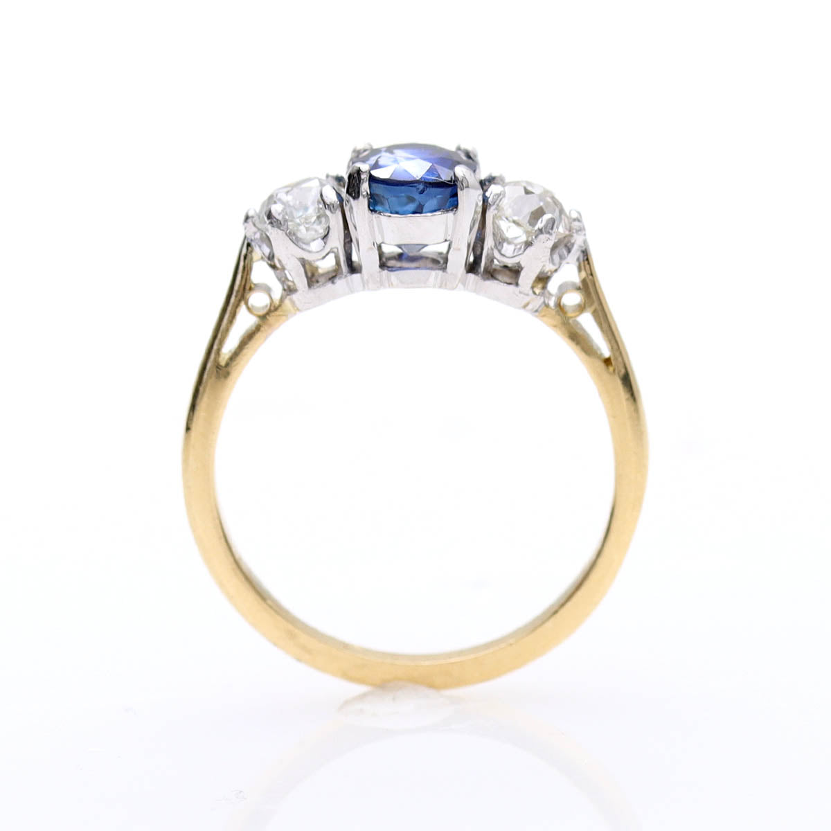 Circa 1930s Three Stone Ring #VR240906-9 - Engagement Rings