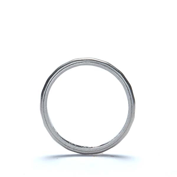 Circa 1940s Platinum Wedding Band #VR140714-04 - Wedding Bands