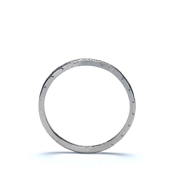 Circa 1943 Platinum and Diamond Wedding Band #VR0415-01 - Wedding Bands