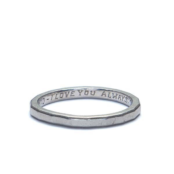 Circa 1949 Platinum Wedding band #VR0416 06 Wedding Bands
