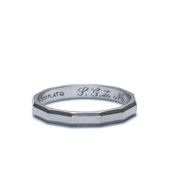 Circa 1949 wedding band #VR0822-07 - Wedding Bands