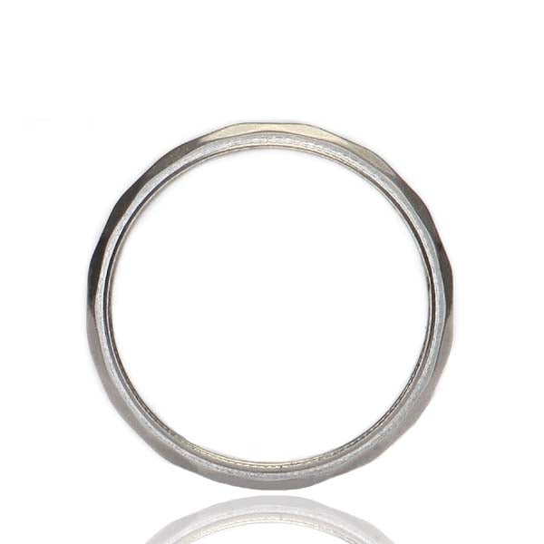 Circa 1950s Platinum Wedding Band #VR160307-11 - Wedding Bands