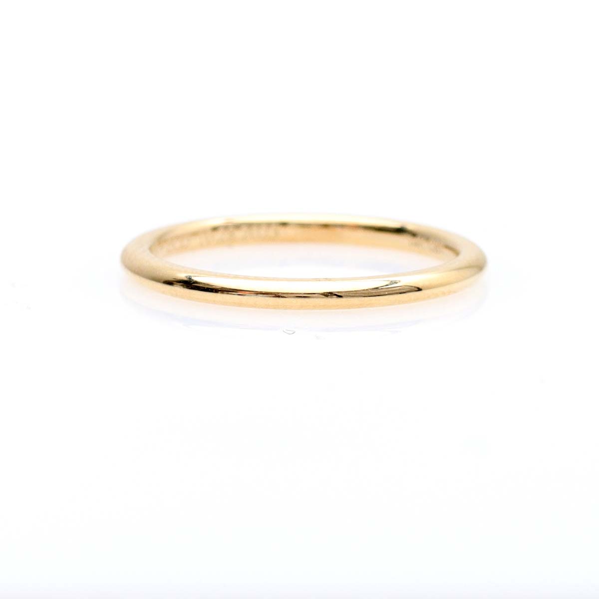 Classic Skinny Wedding Band in 14k Yellow Gold #CFWB1.6 - Wedding Bands