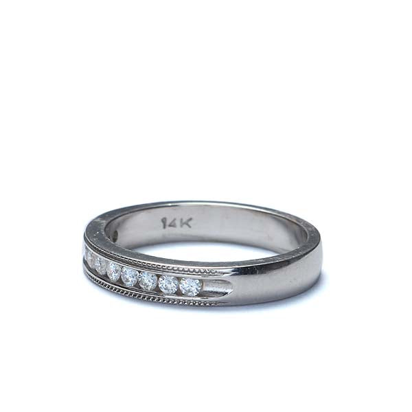 Contemporary Estate wedding band #VWB-63 - Wedding Bands