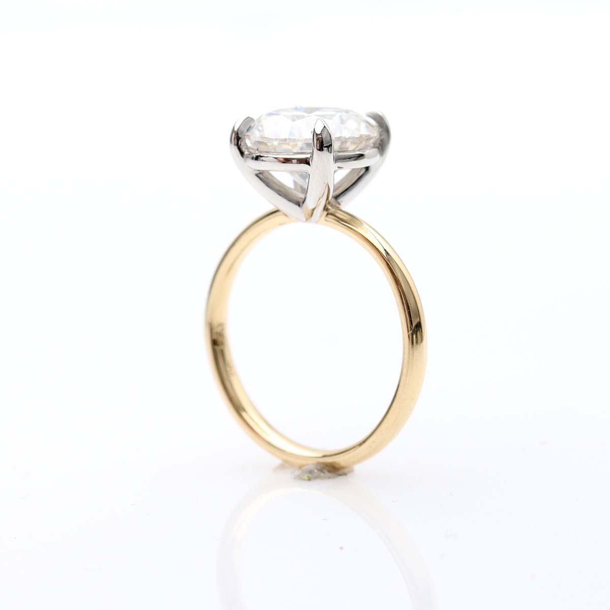 Contemporary Four Prong Solitaire #3651-1 - Engagement Rings