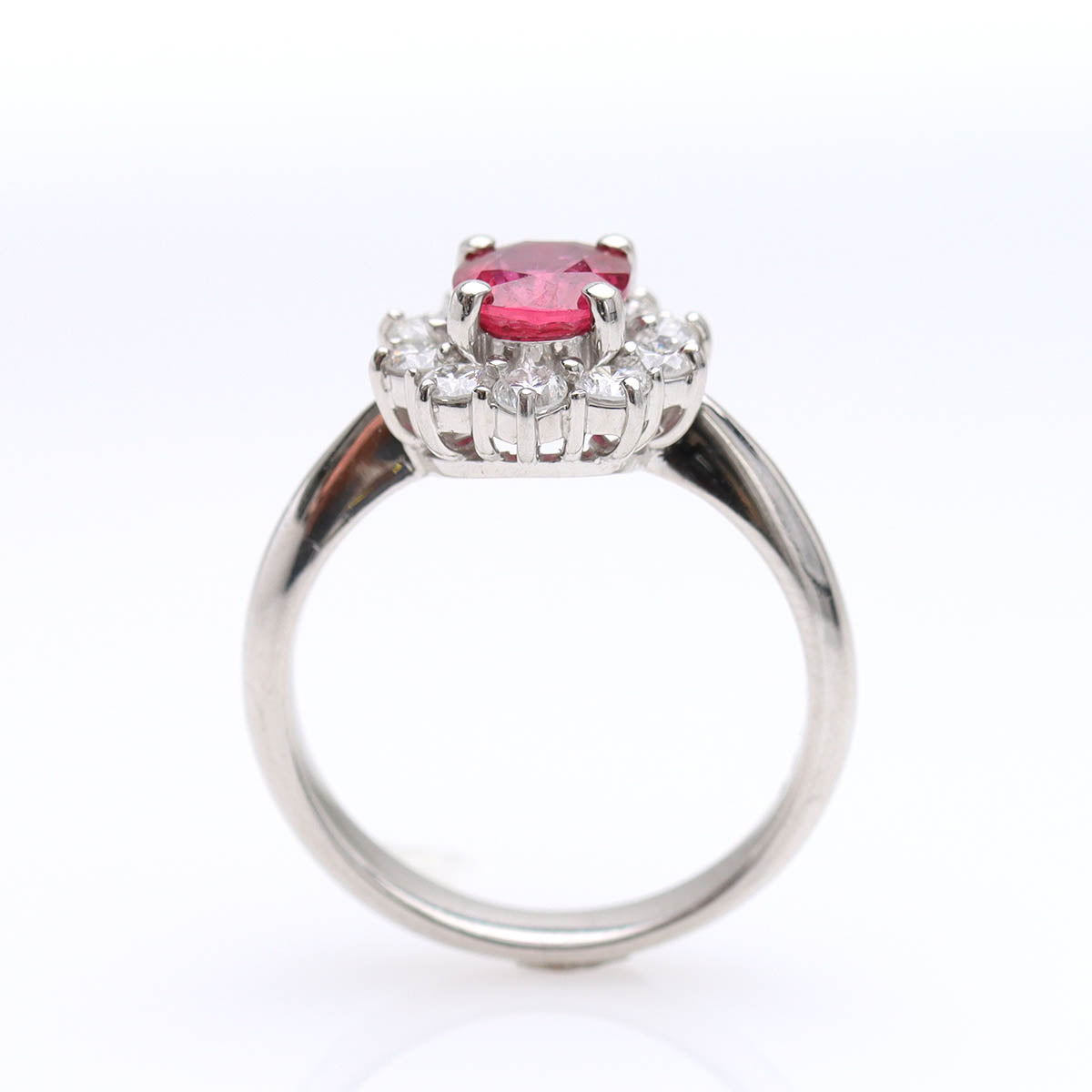 Contemporary Ruby and Diamond Ring #VR241213-1 - Engagement Rings