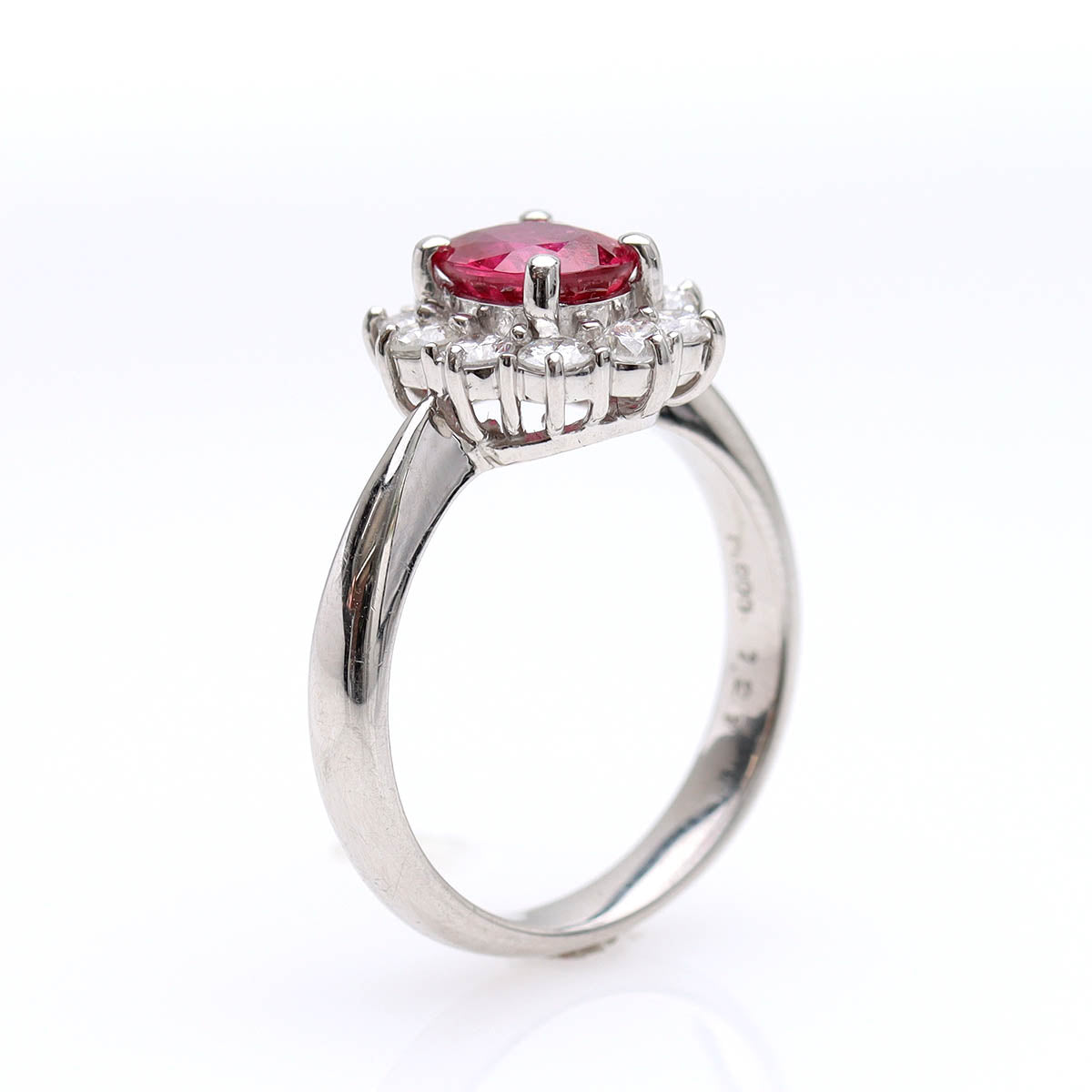 Contemporary Ruby and Diamond Ring #VR241213-1 - Engagement Rings