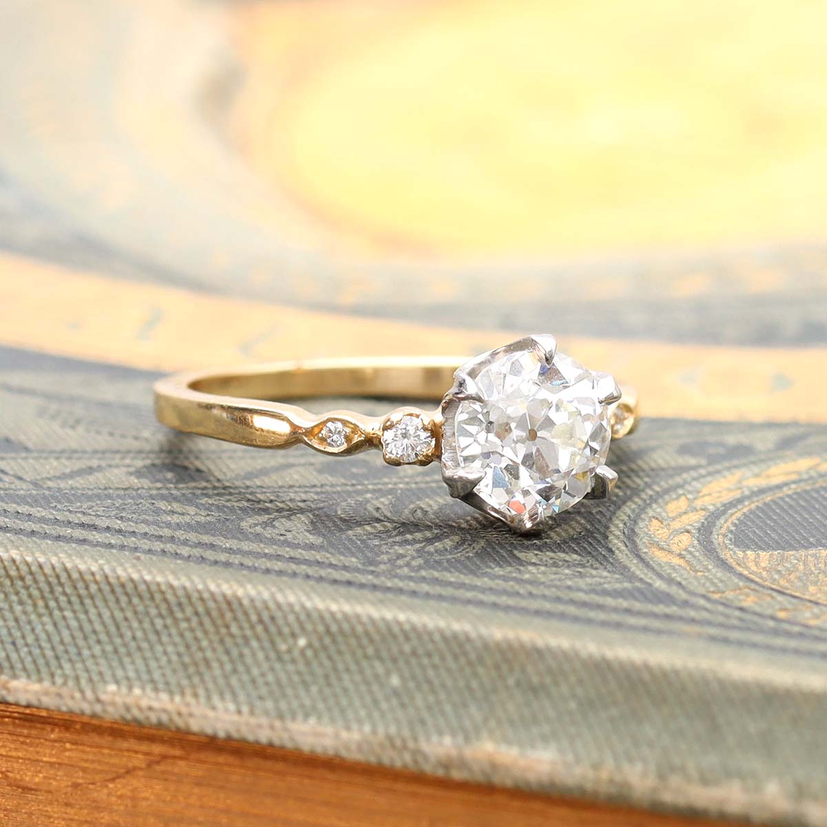 The Cordelia Replica Edwardian Engagement Ring Setting #LJR3510