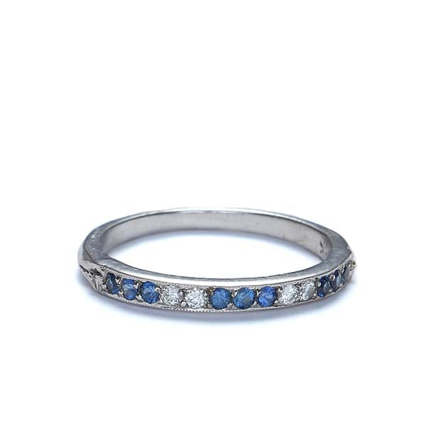 Diamond and Sapphire #L1924WSA 14k - Leigh Jay & Co.