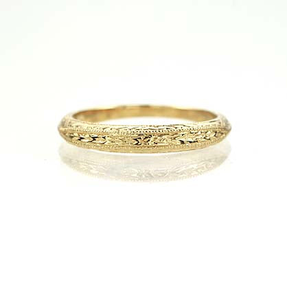 Replica Art Deco Wedding band #L2508WB 14K - Wedding Bands