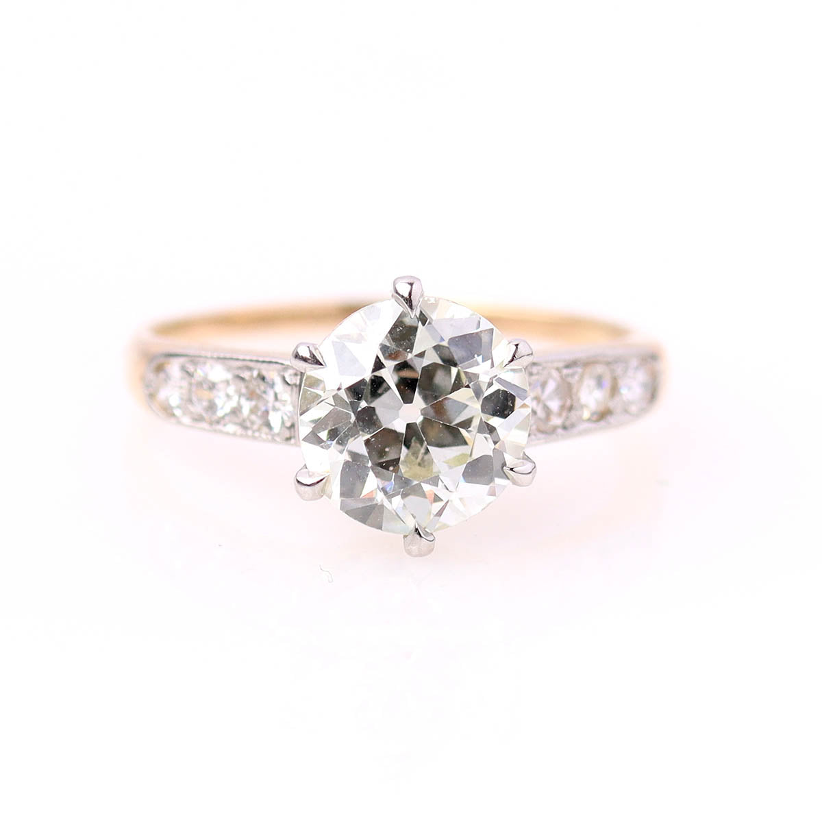 Edwardian Era Antique Engagement Ring #VR240922A - Engagement Rings
