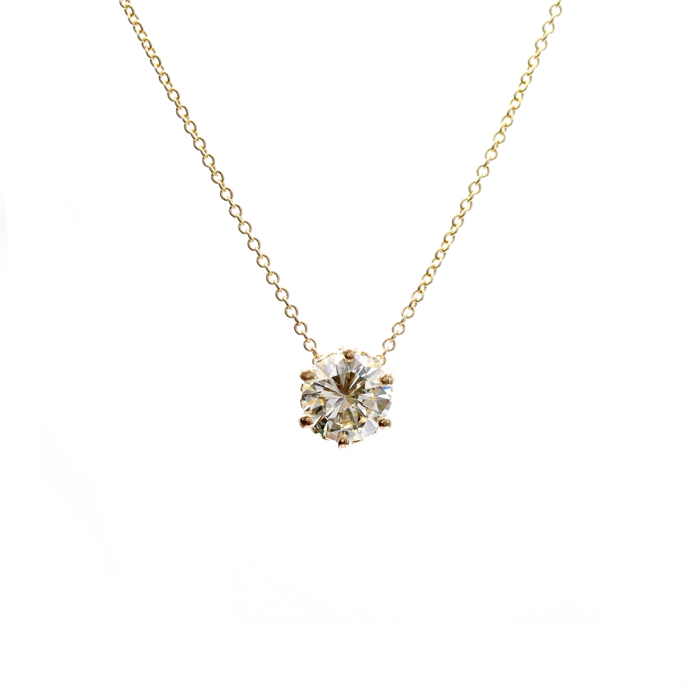 Edwardian Reproduction Diamond Necklace #N3206-1 - Necklaces