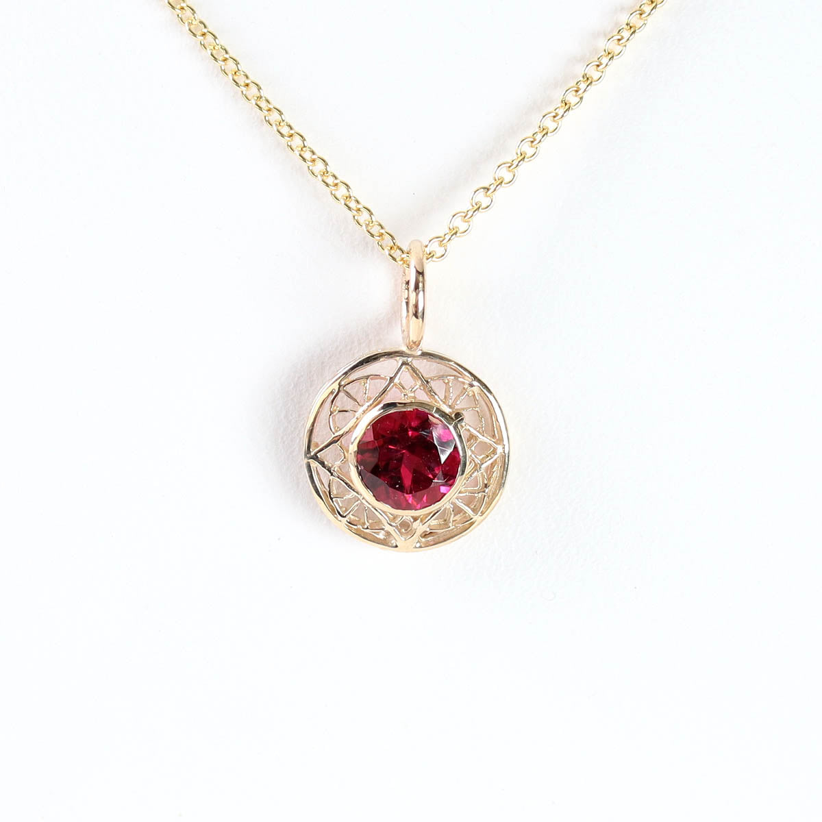 Edwardian inspired Pendant Necklace #LP5025Y14-1 - Necklaces
