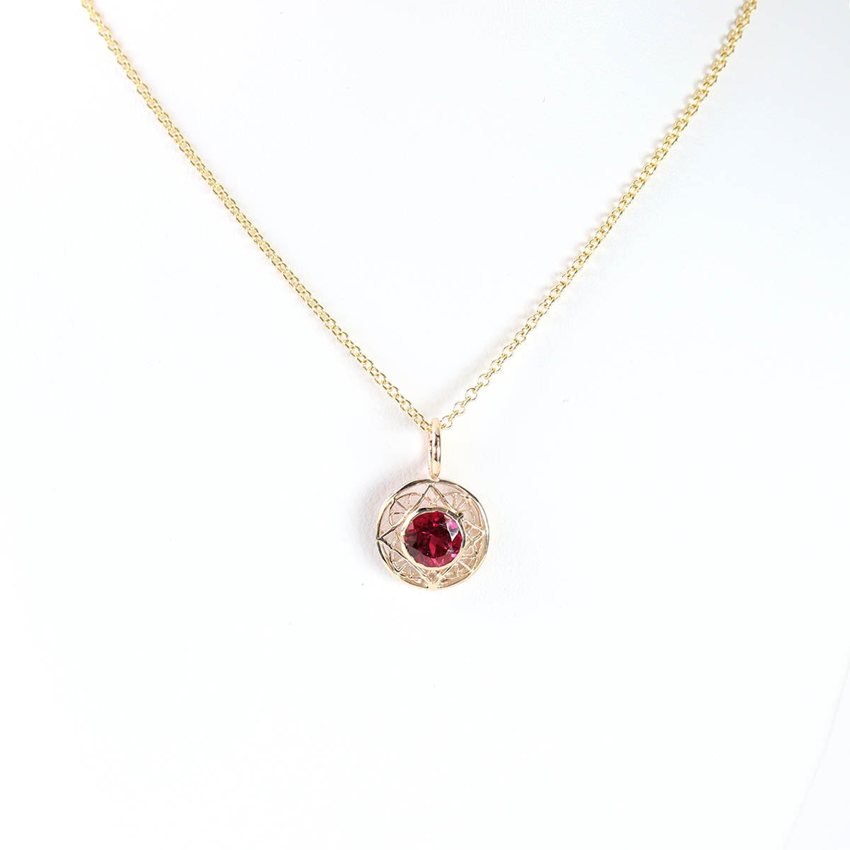 Edwardian inspired Pendant Necklace #LP5025Y14-1 - Necklaces