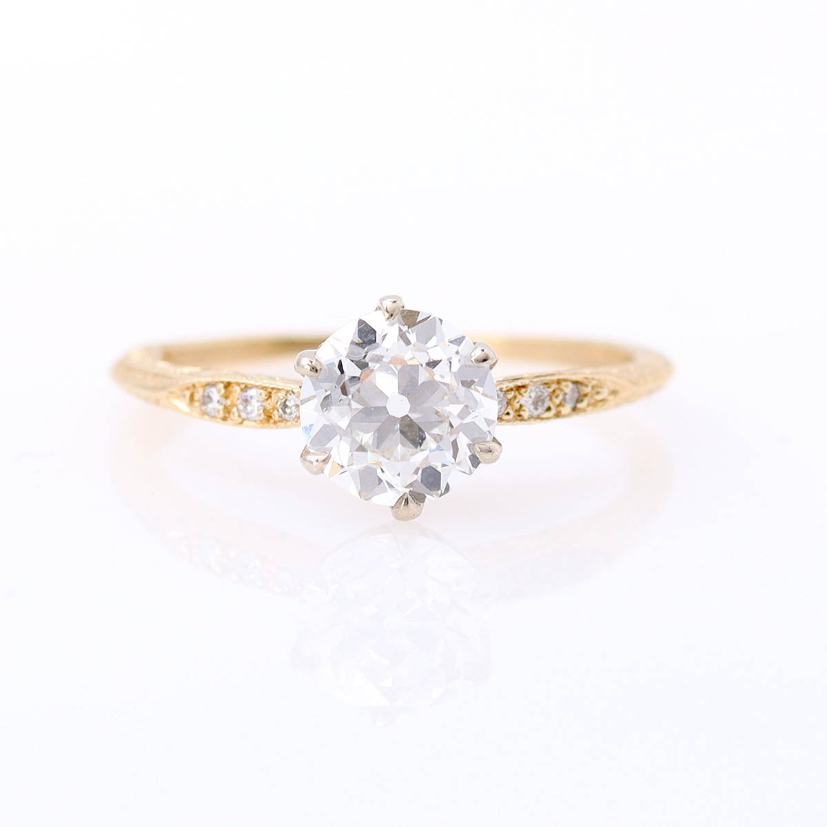 Edwardian Revival Engagement Ring #3604HE-9 - Engagement Rings