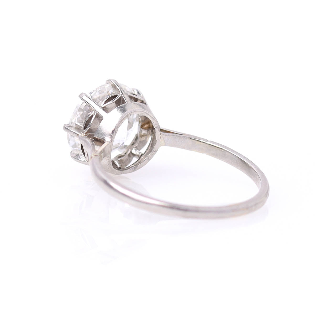 Elegant Edwardian Solitaire Engagement Ring #180111-14 - Engagement Rings