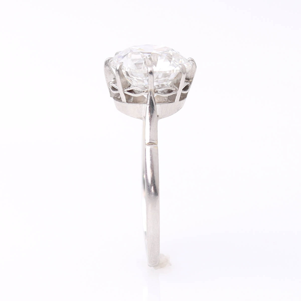 Elegant Edwardian Solitaire Engagement Ring #180111-14 - Engagement Rings