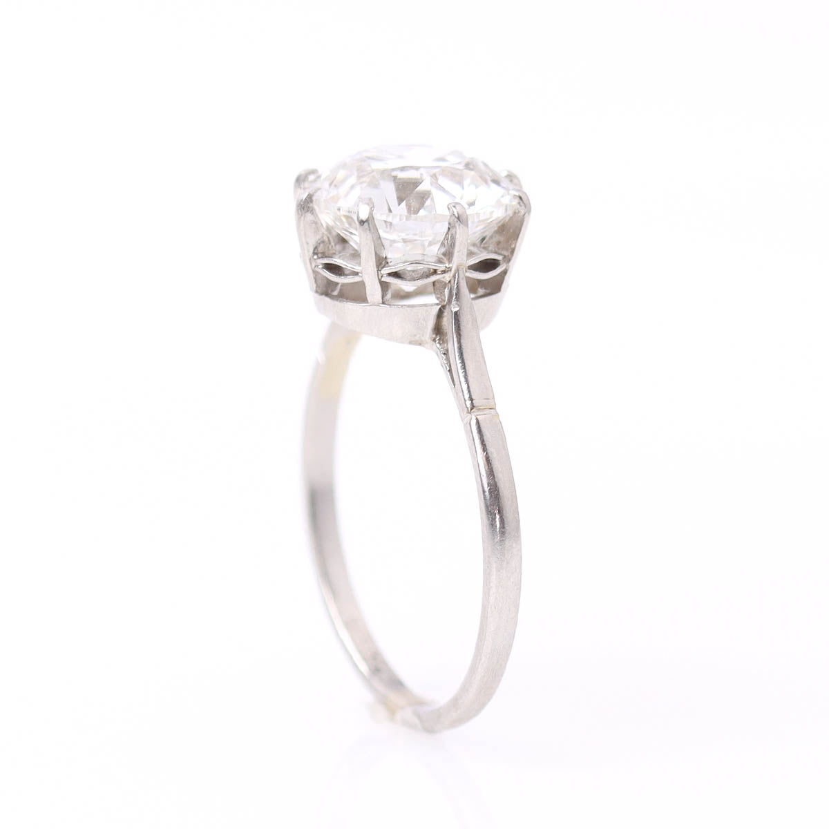 Elegant Edwardian Solitaire Engagement Ring #180111-14 - Engagement Rings