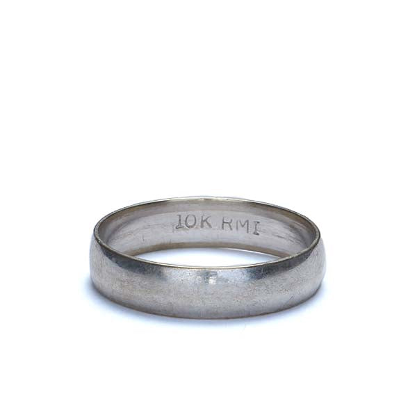 Estate 10K with gold wedding band #VR1008-07 - Wedding Bands