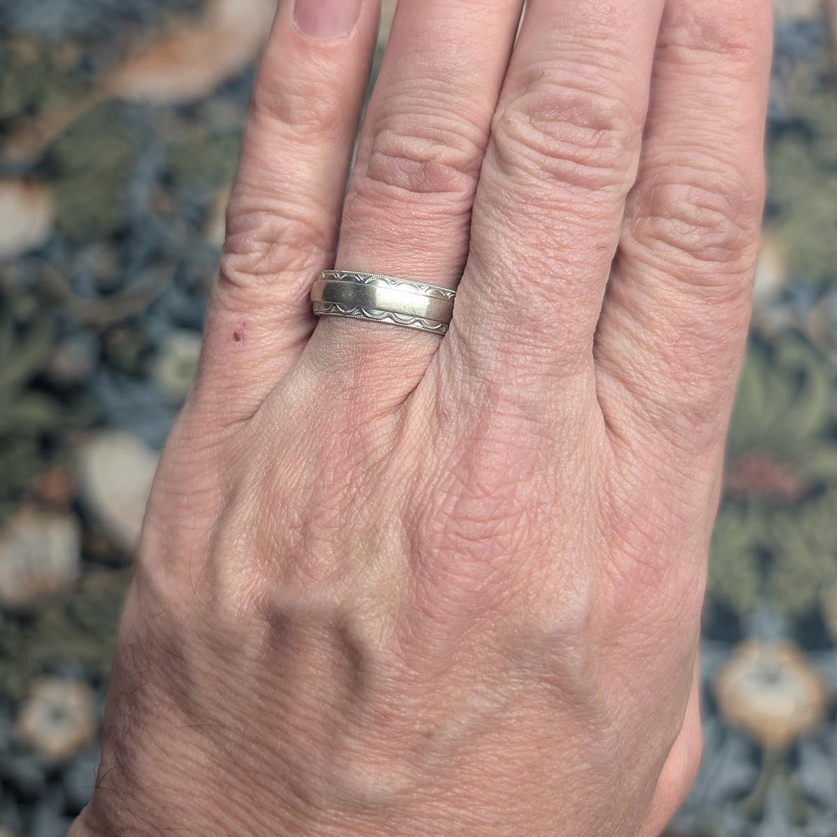 Contemporary wedding band #VR141015-01 - Wedding Bands