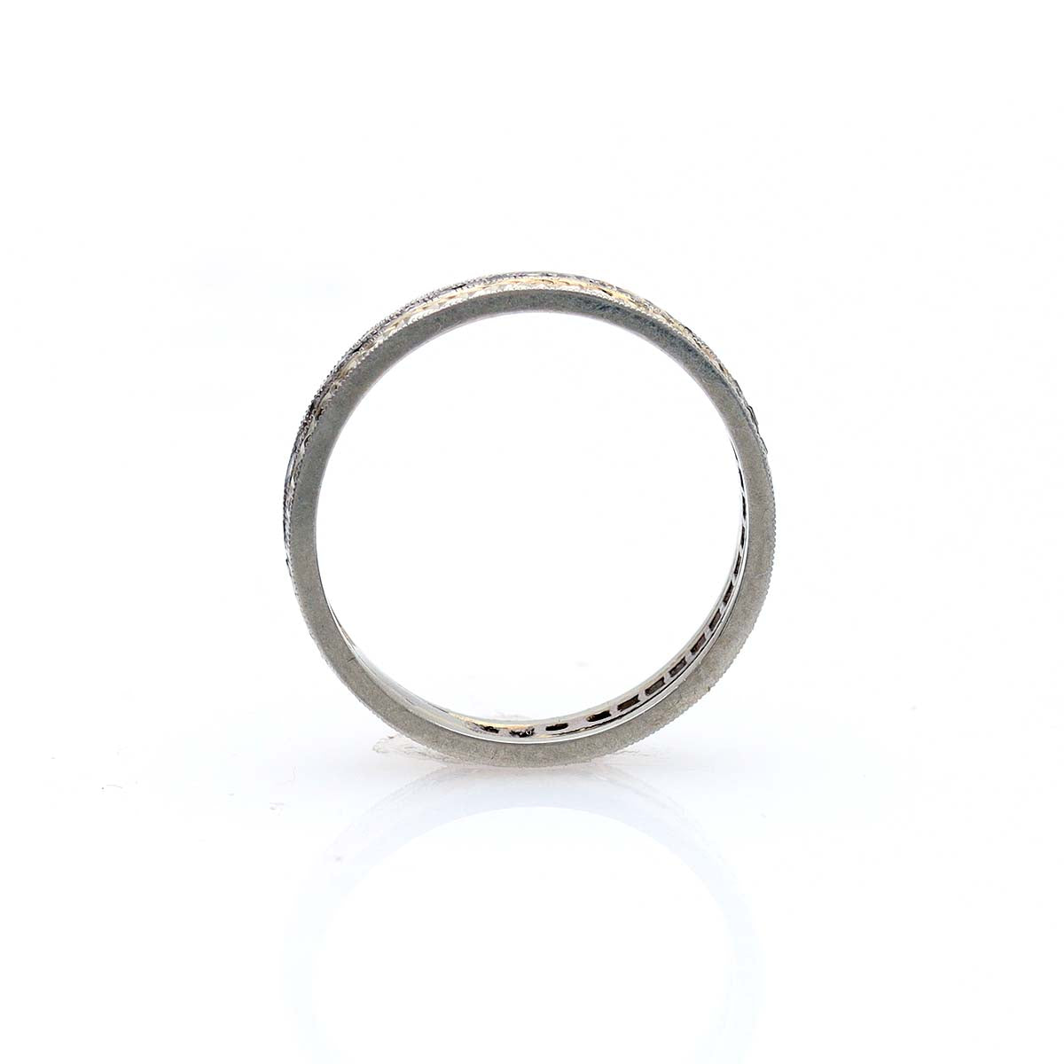 French Cut Diamond Wedding Band #VB230804 - Wedding Bands