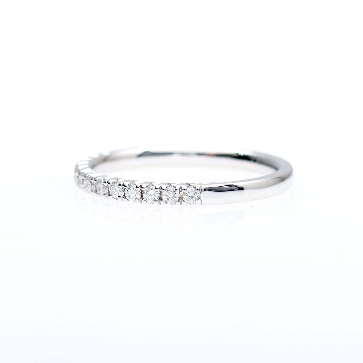 French Pave Diamond Wedding Band #LE4002 Wedding Bands