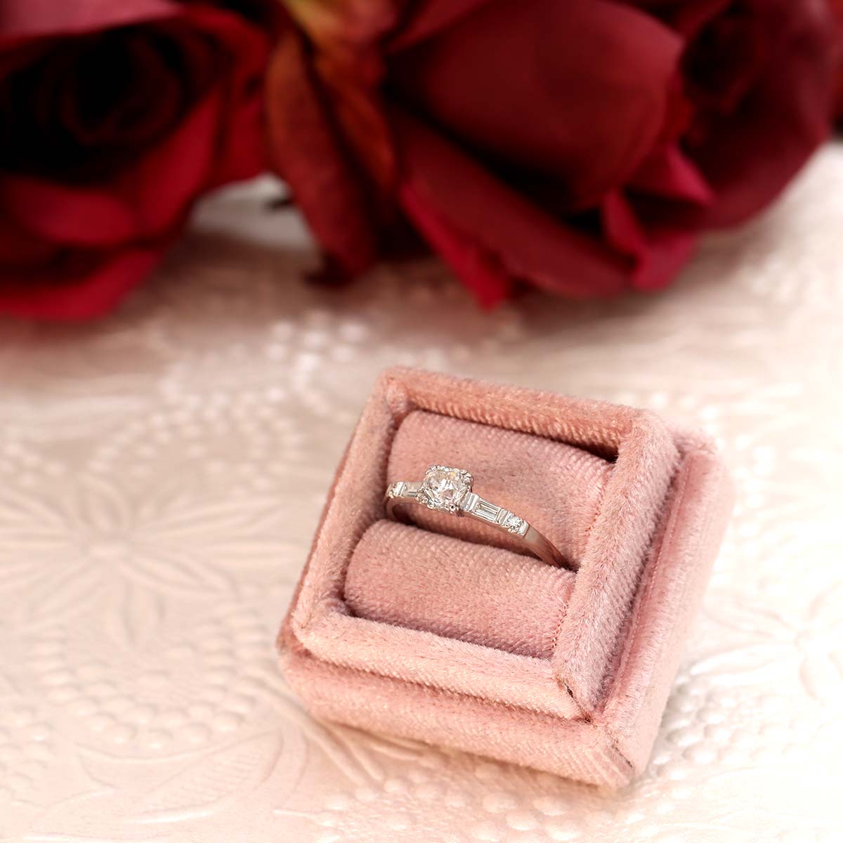 Late Art Deco Engagement Ring #VR220715-2 Default Title