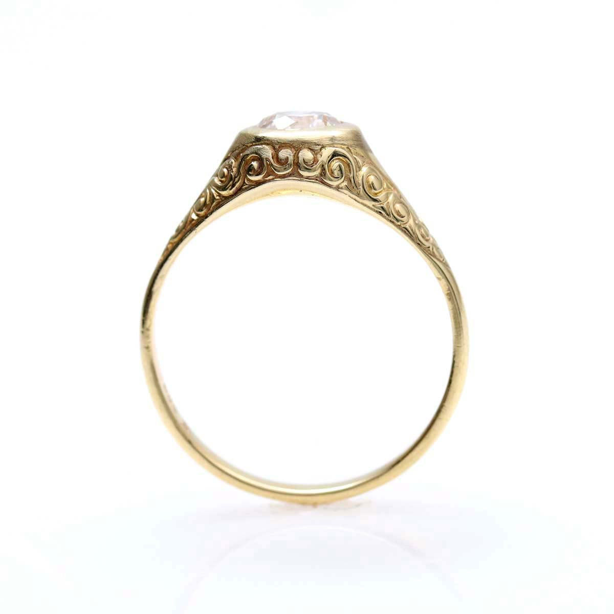 Late Victorian Engagement Ring #VR240927 - Engagement Rings