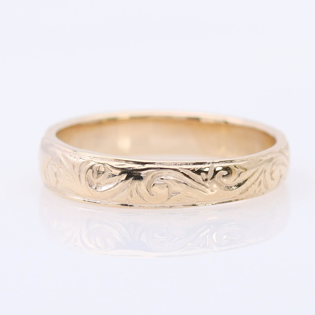 Men’s Art Deco Inspired Wedding Band #L1039 - Wedding Bands for Him