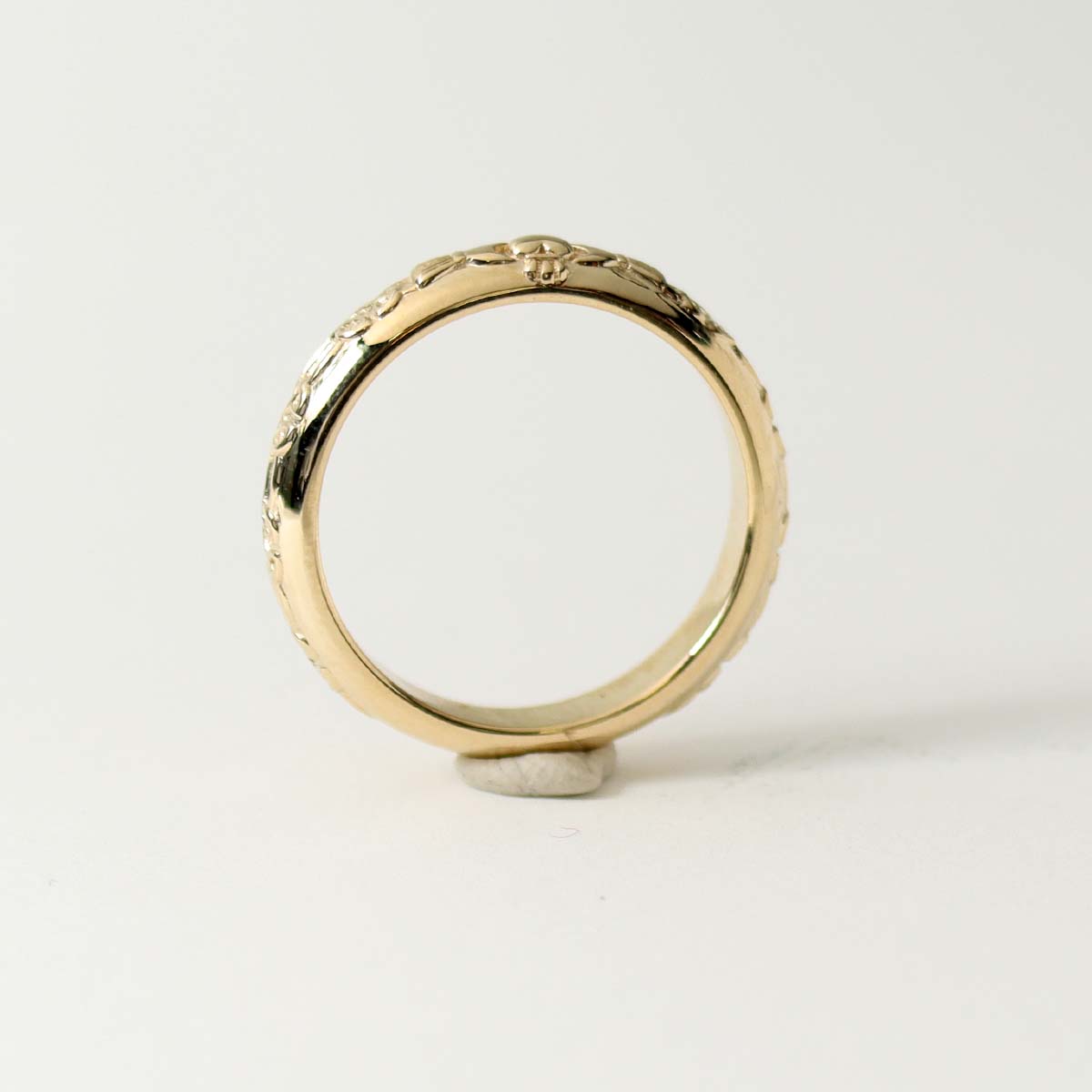 Mens Claddagh Ring #3760Y14 - Wedding Bands for Him