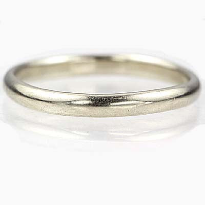 Midcentury 14k White gold wedding band #VR10325-01 - Wedding Bands