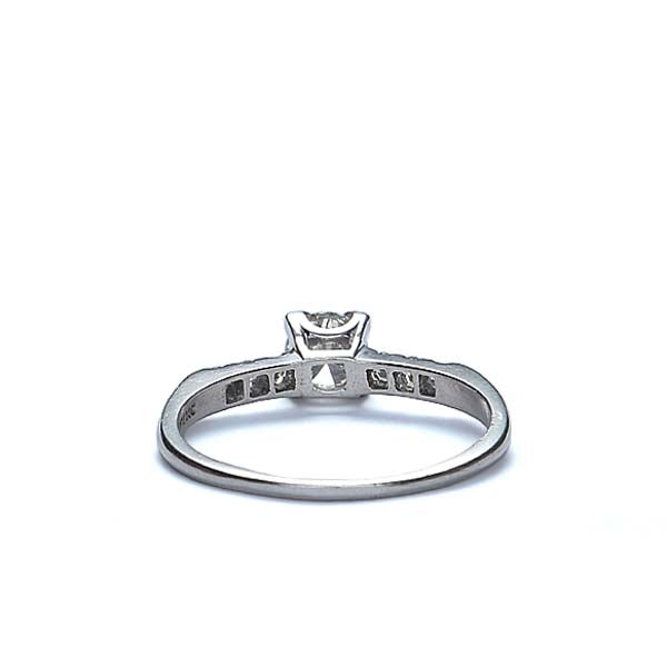 Midcentury Diamond  Engagement ring #VR160614-01 - Leigh Jay & Co